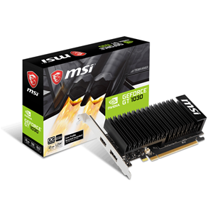 MSI VGA GEFORCE GT 1030, GT 1030 2GHD4 LP OC, 2GB GDDR5, DP/HDMI