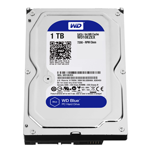 WEST DIG WD Blue WD10EZEX - Hard disk - 1 TB - interno - 3.5" - SATA-600 - 7200 rpm - buffer: 64 MB