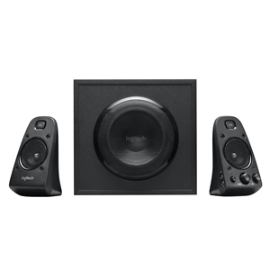 Logitech Casse Speaker System Z623 - Casse Audio Colore Nero - Potenza Suono da 200W RMS - Due ingressi da 3,5 mm - Due ingressi RCA - Uscita per cuffie - Controlli Integrati per accensione, volume e bassi - anche per Playstation 2/3, Xbox 360 e Wii