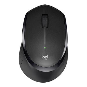 Logitech M330 SILENT PLUS - Mouse - 3 pulsanti - senza fili - 2.4 GHz - ricevitore wireless USB - nero