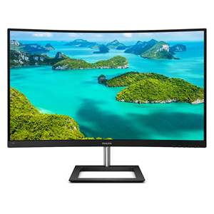 Philips E-line 328E1CA - Monitor a LED - curvato - 32" (31.5" visualizzabile) - 3840 x 2160 4K @ 60 Hz - VA - 250 cd/m² - 2500:1 - 4 ms - 2xHDMI, DisplayPort - altoparlanti - nero testurizzato