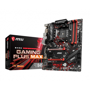 MSI MICROSTAR MB MSI B450 GAMING PLUS MAX AM4 RYZ 4D4 4S3 1M.2 6U3 PCIE GBLAN D/H