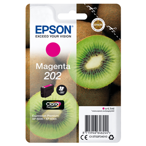 EPSON SUPPLIES Epson 202 - 4.1 ml - magenta - originale - blister - cartuccia d'inchiostro - per Expression Premium XP-6000, XP-6005, XP-6100, XP-6105