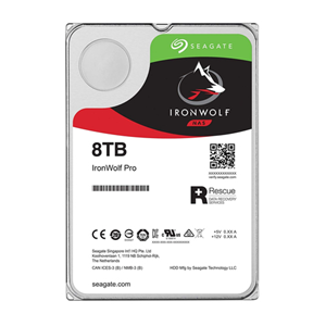 Seagate IronWolf ST8000VN004 - HDD - 8 TB - interno - 3.5" - SATA 6Gb/s - 7200 rpm - buffer: 256 MB