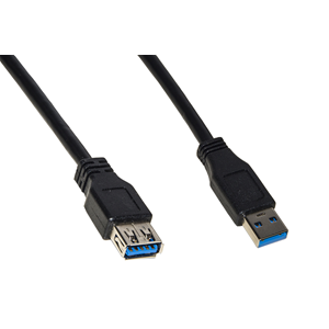 LINK CAVO PROLUNGA USB 3.0 CONNETTORI A MASCHIO/FEMMINA IN RAME MT 1,8