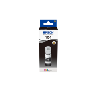 EPSON SUPPLIES Epson EcoTank 104 - 65 ml - nero - originale - serbatoio inchiostro - per EcoTank ET-14100, 1810, 2721, 2810, 2811, 2812, 2814, 2815, 2820, 2821, 2825, 2826, 4800