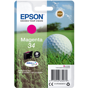 EPSON SUPPLIES Epson 34 - 4.2 ml - magenta - originale - cartuccia d'inchiostro - per WorkForce Pro WF-3720, WF-3720DWF, WF-3725DWF