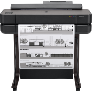 HP DesignJet T650 - 24" stampante grandi formati - colore - ink-jet - Rotolo A1 (61,0 cm x 91,4 m) - 2400 x 1200 dpi - fino a 0.43 min/pagina (mono) / fino a 0.43 min/pagina (colore) - USB, LAN, Wi-Fi - taglierina