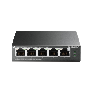 TP-Link TL-SG1005LP - V1 - switch - unmanaged - 5 x 10/100/1000 (4 PoE+) - desktop, montaggio a parete - PoE+ (40 W)
