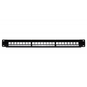 LINK PATCH PANEL 24 PORTE 19 VUOTO COLORE NERO