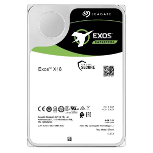 Seagate Exos X18 ST16000NM000J - HDD - 16 TB - interno - SATA 6Gb/s - 7200 rpm - buffer: 256 MB