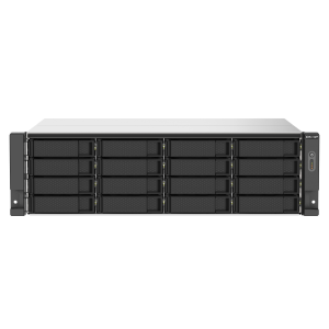 QNAP TS-1673AU-RP - Server NAS - 16 alloggiamenti - montabile in rack - SATA 6Gb/s - RAID RAID 0, 1, 5, 6, 10, JBOD, sostituzione a caldo, hot spare 6, hot spare 10 - RAM 16 GB - Gigabit Ethernet / 2.5 Gigabit Ethernet - iSCSI supporto - 3U