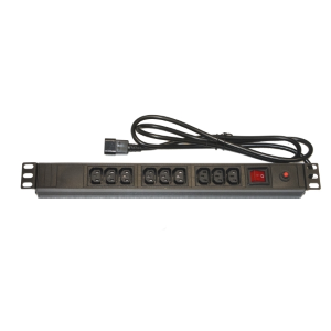 LINK MULTIPRESA 9 PRESE FEMMINA IEC C13 PER ARMADI RACK 19".