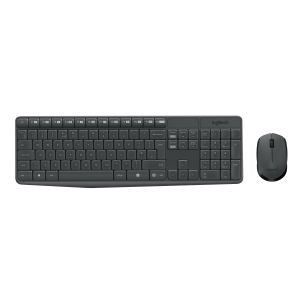 Logitech MK235 - Set mouse e tastiera - senza fili - 2.4 GHz - Francese