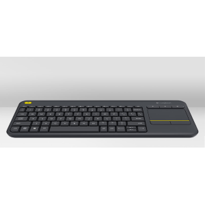 Logitech Wireless Touch Keyboard K400 Plus - Tastiera - senza fili - 2.4 GHz - Ceca - nero