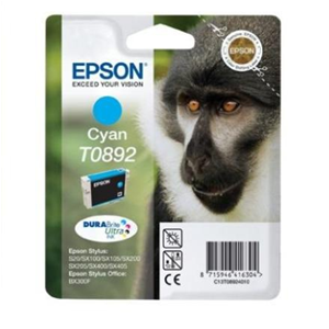 EPSON SUPPLIES T0892 Cartuccia inchiostro a pigmenti ciano EPSON DURABrite Ultra, nella nuova confezione blister RS