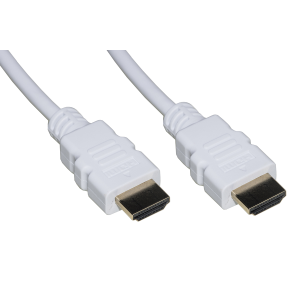 LINK CAVO HDMI ® 4Kx2K PER PC, NOTEBOOK, HDTV, ECC CONTATTI DORATI MT 5 COLORE BIANCO