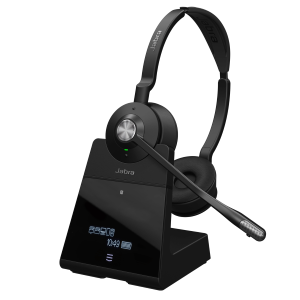 Jabra Engage 75 Stereo - Cuffie con microfono - over ear - DECT / Bluetooth - senza fili - NFC - Certificato per Skype for Business