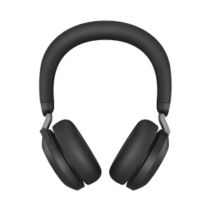 Jabra Evolve2 75 - Cuffie con microfono - over ear - Bluetooth - senza fili - eliminazione rumore attivata - USB-A - isolamento dal rumore - nero - Certificato per i team Microsoft