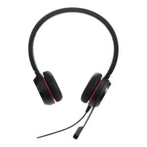 Jabra Evolve 30 II MS stereo - Cuffie con microfono - over ear - cablato - jack 3,5 mm, USB-C - Certificato per Skype for Business