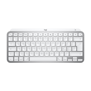 Logitech MX Keys Mini for Mac - Tastiera - retroilluminato - Bluetooth - QWERTY - italiana - grigio pallido