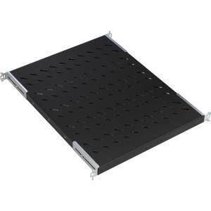 LINK RIPIANO UNIVERSALE PER ARMADIO RACK 19" ALLUNGABILE 570 MM CON 4 AGGANCI NERO