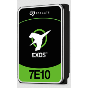 Seagate Exos 7E10 ST10000NM019B - HDD - crittografato - 10 TB - interno - SATA 6Gb/s - buffer: 256 MB - Self-Encrypting Drive (SED)