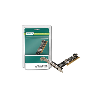 INTERFACCIA PCI USB 2.0 3+1   PORTE/DIGITUS/LP/DS33221