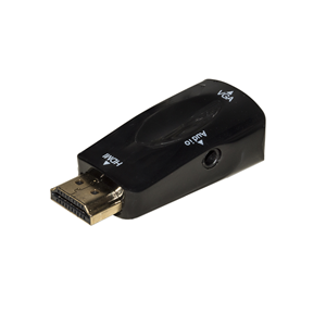 LINK ADATTATORE HDMI MASCHIO A VGA FEMMINA CON AUDIO 3,5 MM