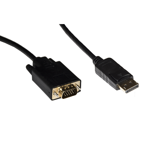 LKCDV018 - Link - LINK CAVO DISPLAYPORT DP MASCHIO - VGA 15 POLI MASCHIO MT  1,80 