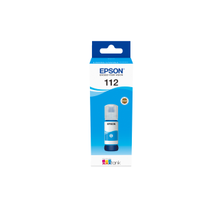 EPSON SUPPLIES Epson EcoTank 112 - 70 ml - ciano - originale - ricarica inchiostro - per EcoTank L11160, L15150, L15160, L6460, L6490, L6550, L6570, L6580, EcoTank Pro L15180