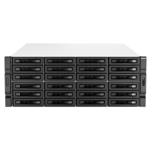 QNAP TS-H3087XU-RP - Server NAS - 30 alloggiamenti - montabile in rack - SATA 6Gb/s - RAID RAID 0, 1, 5, 6, 10, 50, JBOD, 60 - RAM 64 GB - 2.5 Gigabit Ethernet / 10 Gigabit Ethernet - iSCSI supporto - 4U