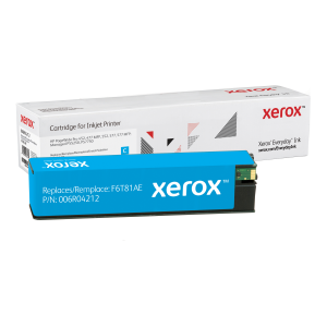XEROX SUPPLIES Everyday - Alta resa - ciano - compatibile - cartuccia d'inchiostro (alternativa per: HP F6T81AE) - per HP PageWide Managed P55250, PageWide Pro 452, 477, 552, 577, MFP 477