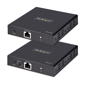 StarTech.com 4K HDMI Extender Over CAT5/CAT6 Cable, 4K 60Hz HDR Video Extender, Up to 230ft (70m), HDMI Over Ethernet Cable, S/PDIF Audio Out, HDMI Transmitter and Receiver Kit - Local Video Out, Power Over Cable (4K70IC-EXTEND-HDMI) - Prolunga video