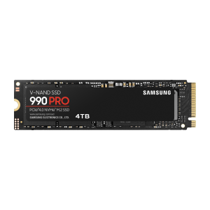 Samsung 990 PRO MZ-V9P4T0BW - SSD - crittografato - 4 TB - interno - M.2 2280 - PCIe 4.0 x4 (NVMe) - 256 bit AES - TCG Opal Encryption