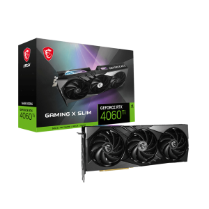 MSI VGA GEFORCE RTX 4060 TI, RTX 4060 TI GAMING X SLIM 16G, 16GB GDDR6X, DP*3/HDMI, ATX, TRI FROZR 3