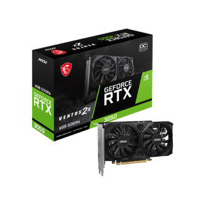 MSI VGA GEFORCE RTX 3050, RTX 3050 VENTUS 2X 6G OC, 6GB GDDR6, HDMI*2/DP, ATX, DUAL FAN, OC