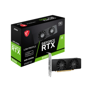 MSI VGA GEFORCE RTX 3050, RTX 3050 LP 6G OC, 6GB GDDR6, HDMI*2/DP, ATX, DUAL FAN, OC