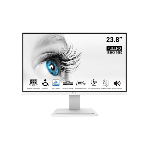 MSI MONITOR 23,8 LED IPS 16:9 FHD 1MS 100Hz, VESA 75X75, DP/HDMI, MULTIMEDIALE, BIANCO