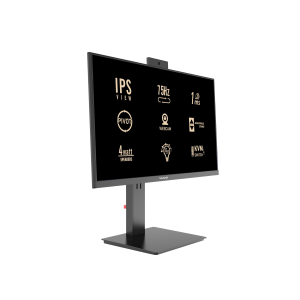 YASHI MONITOR 24 LED IPS 16:9 FHD 1MS 300 CDM, WEBCAM, DP/HDMI, PIVOT, MULTIMEDIALE