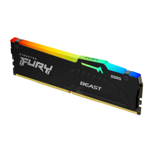 Kingston FURY Beast RGB - DDR5 - modulo - 32 GB - DIMM 288-PIN - 4800 MHz / PC5-38400 - CL38 - 1.1 V - senza buffer - on-die ECC
