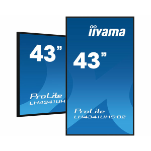 iiyama ProLite LH4341UHS-B2 - 43" Categoria diagonale (42.5" visualizzabile) Display LCD retroilluminato a LED - segnaletica digitale - 4K UHD (2160p) 3840 x 2160 - nero, brillante