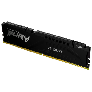 Kingston FURY Beast - DDR5 - modulo - 16 GB - DIMM 288-PIN - 5600 MHz / PC5-44800 - CL36 - 1.25 V - senza buffer - on-die ECC - nero