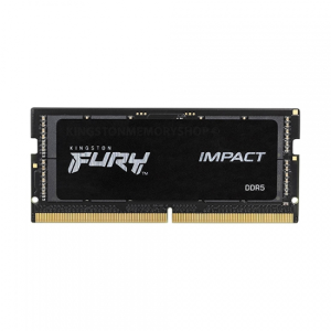 Kingston FURY Impact - DDR5 - modulo - 16 GB - SO DIMM 262-pin - 4800 MHz / PC5-38400 - CL38 - 1.1 V - senza buffer - on-die ECC - per Intel Next Unit of Computing 13 Extreme Kit - NUC13RNGi9