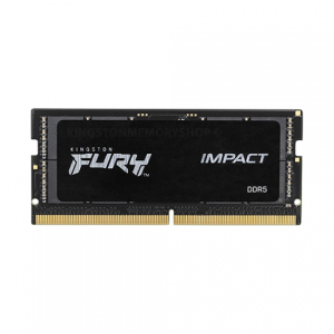 Kingston FURY Impact - DDR5 - modulo - 32 GB - SO DIMM 262-pin - 4800 MHz / PC5-38400 - CL38 - 1.1 V - senza buffer - on-die ECC - per Intel Next Unit of Computing 13 Extreme Kit - NUC13RNGi9