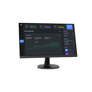 Lenovo C24-40 - Monitor a LED - 24" (23.8" visualizzabile) - 1920 x 1080 Full HD (1080p) @ 75 Hz - VA - 250 cd/m² - 3000:1 - 4 ms - HDMI, VGA - nero corvino