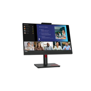 Lenovo ThinkVision T24v-30 - Monitor a LED - 24" (23.8" visualizzabile) - 1920 x 1080 Full HD (1080p) @ 75 Hz - IPS - 250 cd/m² - 1000:1 - 4 ms - HDMI, VGA, DisplayPort - altoparlanti - nero corvino - Campus