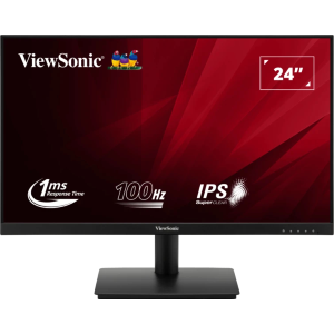 VIEWSONIC MON 23.8 IPS VGA HDMI BLACK 1MS 100HZ VESA FHD