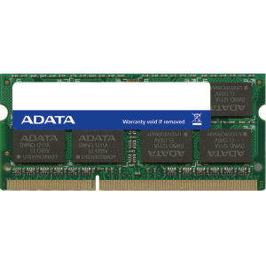 ADATA TECHNOLOGY B.V. ADATA RAM 4GB DDR3L SODIMM 1600MHZ 512X8 1.35V