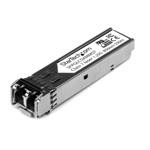 StarTech.com Cisco GLC-SX-MM Compatibile - Modulo ricetrasmettitore SFP - 1000BASE-SX - Modulo transceiver SFP (mini-GBIC) - 1GbE - 1000Base-SX - LC multi-mode - fino a 550 m - 850 nm - per P/N: ET91000SFP2, ET91000SFP2C, IES101002SFP, MCM1110SFP, PE